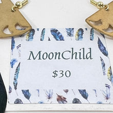 Load image into Gallery viewer, Feather Earrings by BlakByrd - Moonchild
