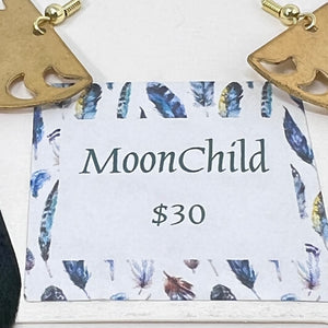 Feather Earrings by BlakByrd - Moonchild