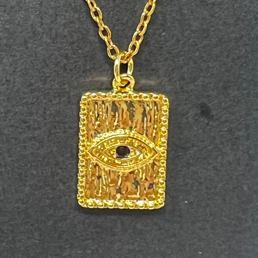 Necklace by Cunning & Kind - Cosmic Eye Tarot Pendant