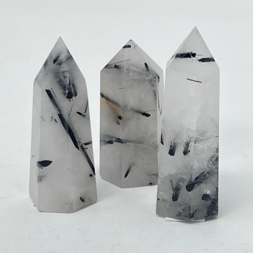 Tourmalinated Quartz Tower (small)