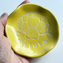Load image into Gallery viewer, Handmade Pottery Chakra Plate &quot;Confidence&quot;
