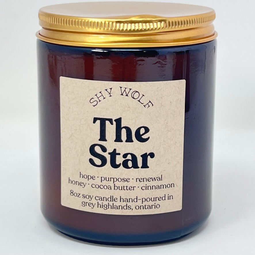 Shy Wolf Candle Tarot Candles (Options)