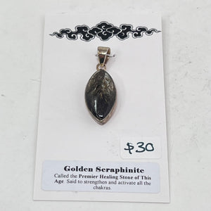 Pendant - Golden Seraphinite