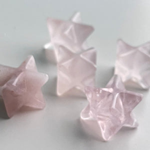 Rose Quartz Merkaba (small)