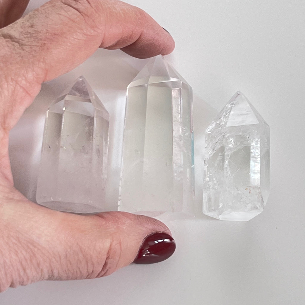 Clear Quartz Standing Point/MINI Tower