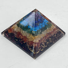 Load image into Gallery viewer, Orgone (Layered) Chakra Pyramid
