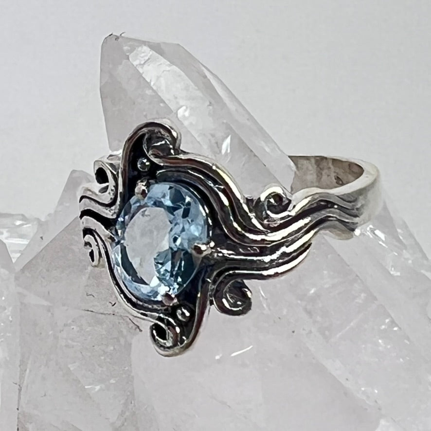 Ring - Blue Topaz - Size 8