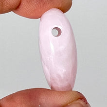 Load image into Gallery viewer, Rose Quartz Mini Heart Pendant (Drilled for Cord)
