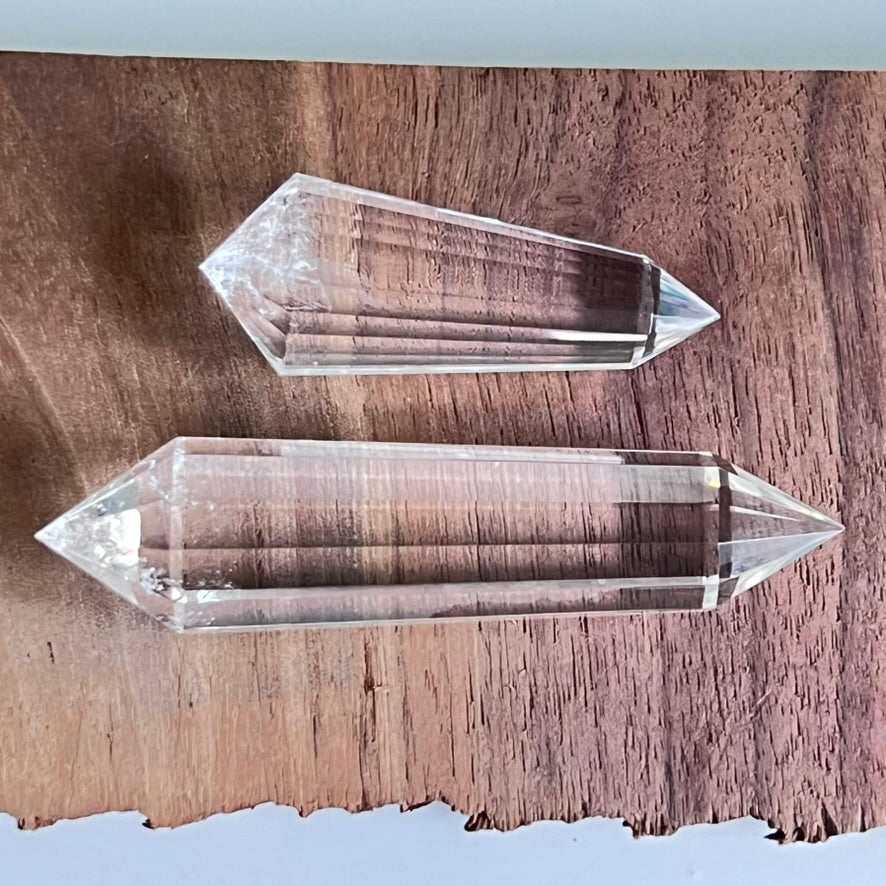 Clear Quartz - Faceted (Vogel) Wand (Options)