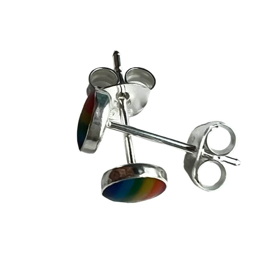 Earrings - Rainbow/Pride (Sterling Silver)
