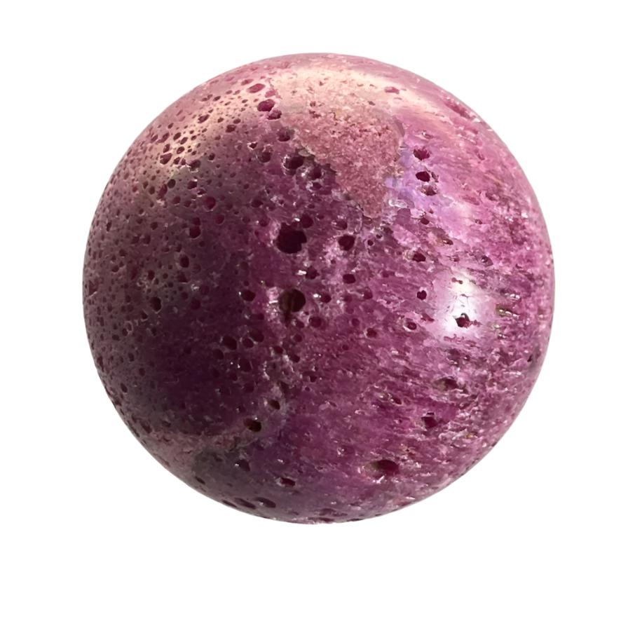 Ruby (Honeycomb) - Sphere (3 sizes)