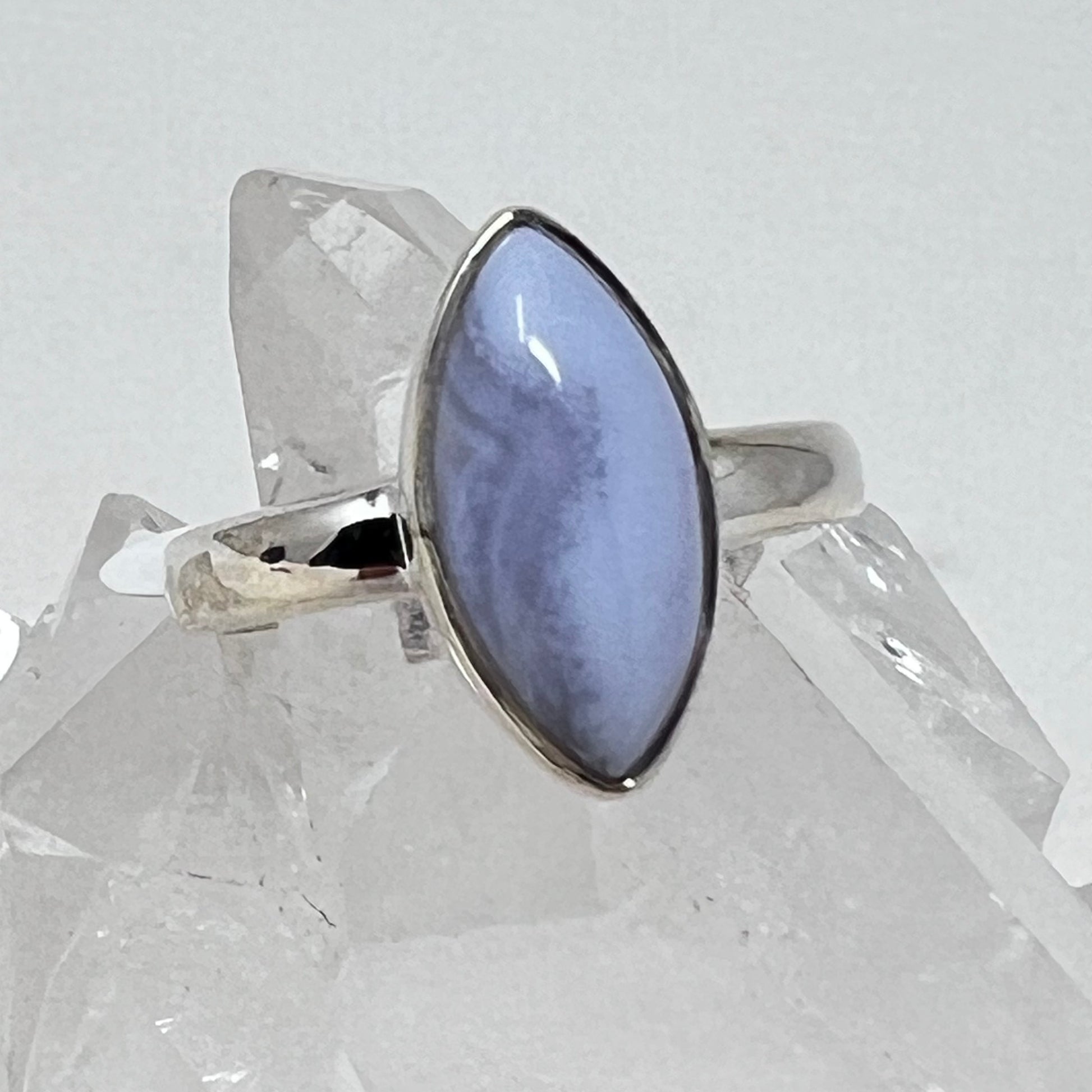 Ring - Blue Lace Agate - Size 6