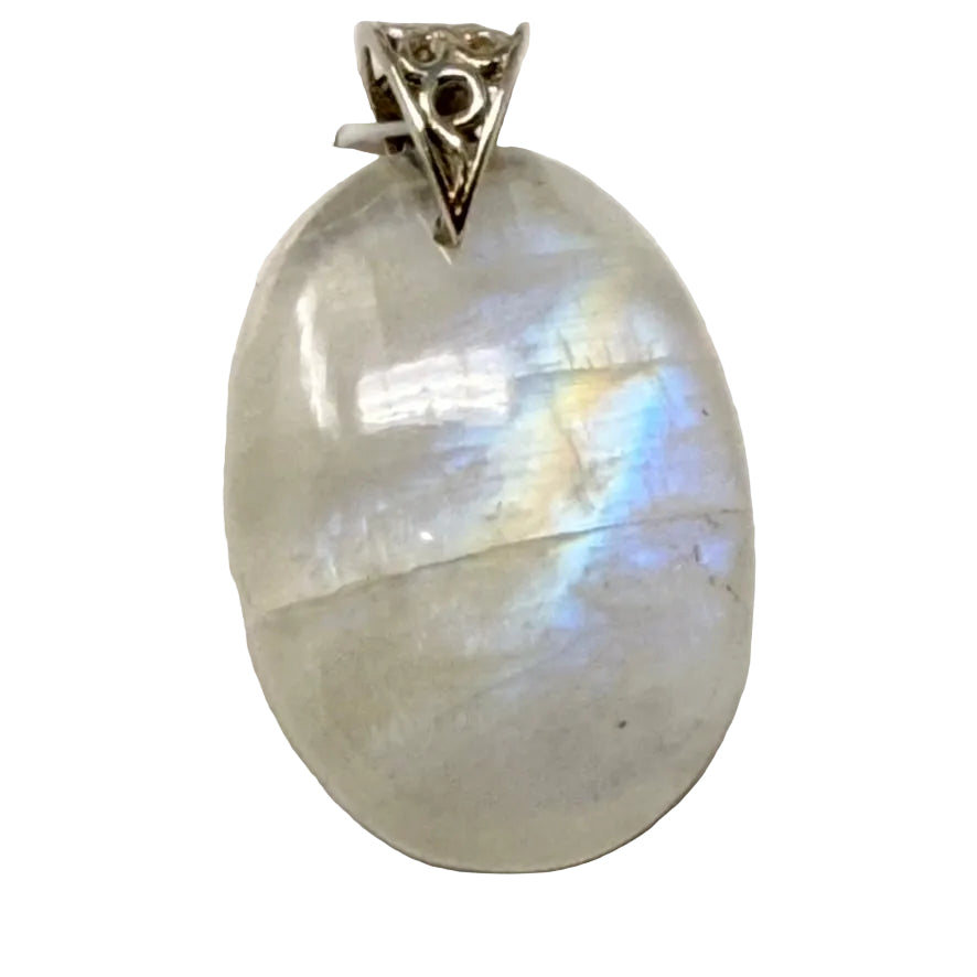 Pendant - Rainbow Moonstone (oval)