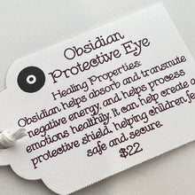 Load image into Gallery viewer, Bracelet Mini Mystic by SoulSkin - Black Obsidian &amp; Protective Eye
