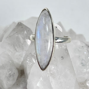 Ring - Rainbow Moonstone - Size 7