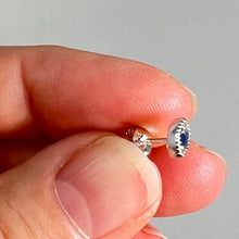 Load image into Gallery viewer, Quartz &amp; Canary Mini Stud Evil Eye Earring
