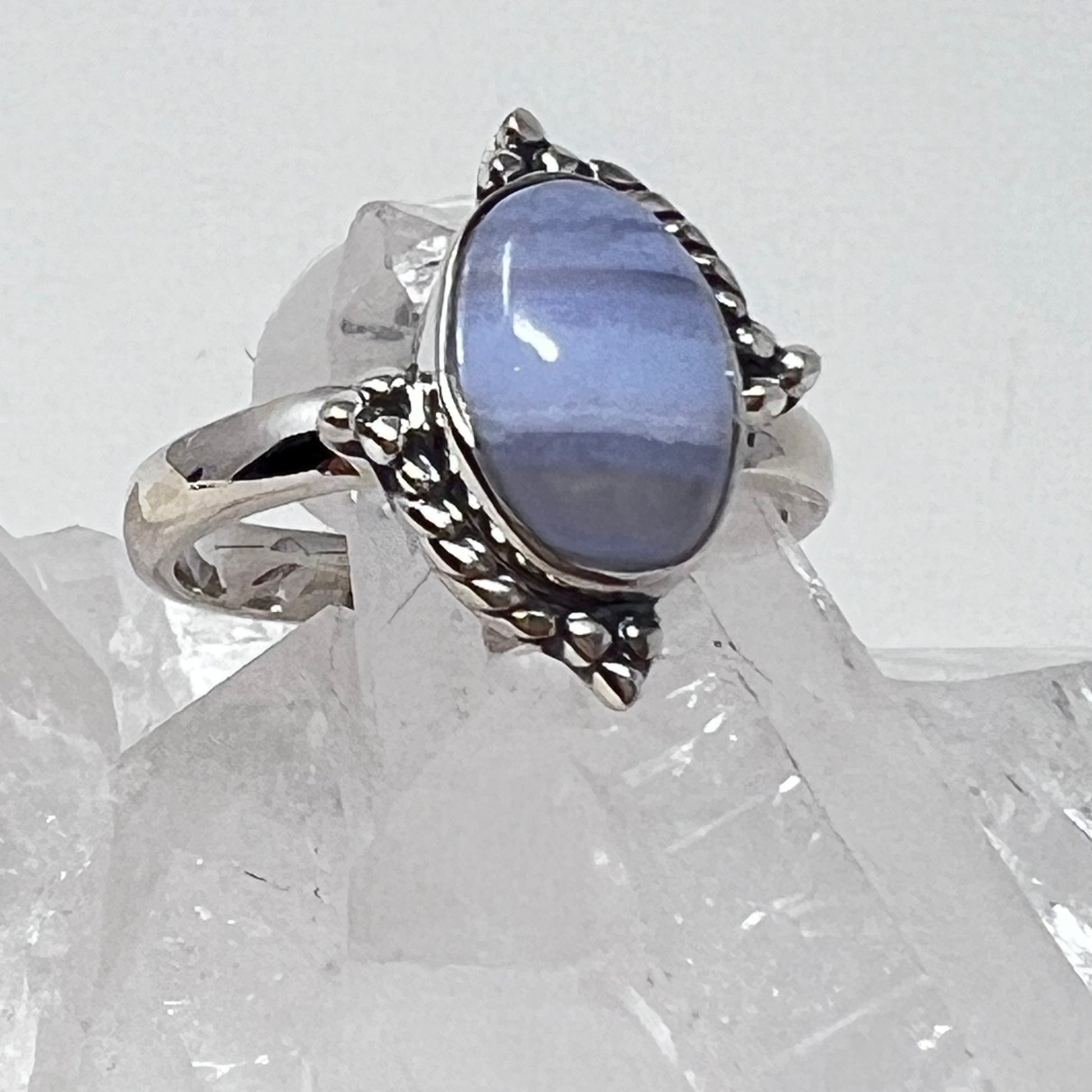 Ring - Blue Lace Agate - Size 7