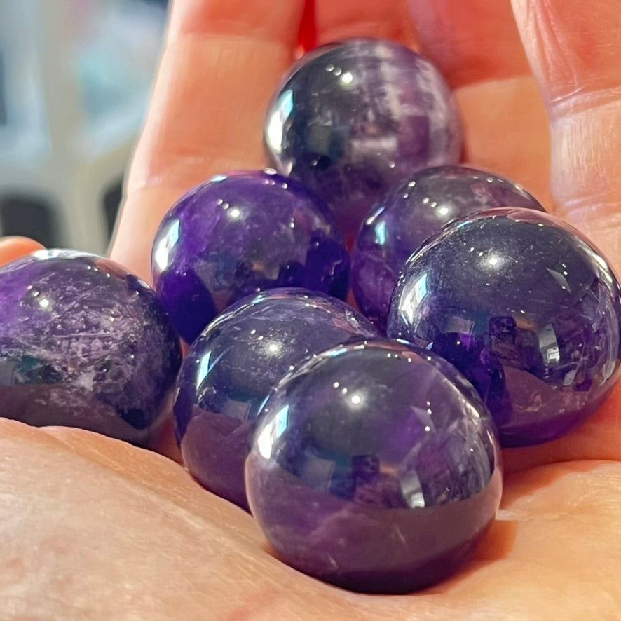 Amethyst - Marble/Mini Sphere