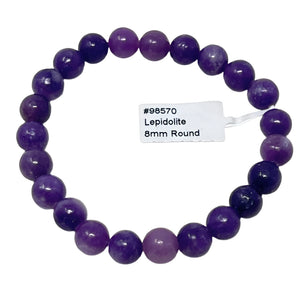 Bracelet - Lepidolite 8mm