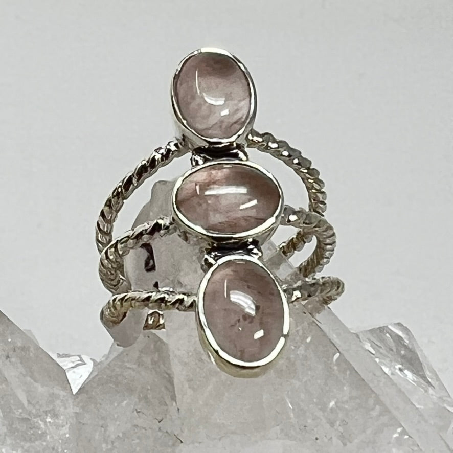 Ring - Rose Quartz - Size 6