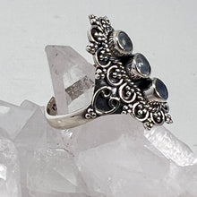 Load image into Gallery viewer, Ring - Rainbow Moonstone Size 9
