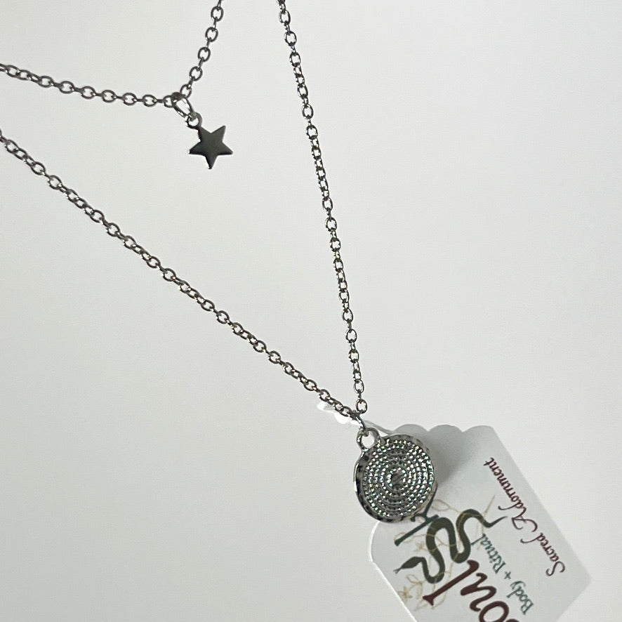 Necklace by SoulSkin - MOON & STAR