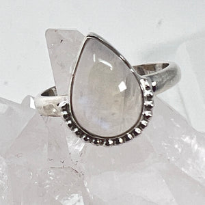 Ring - Rainbow Moonstone Size 9