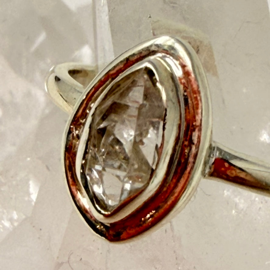 Ring - Herkimer Diamond - Size 8