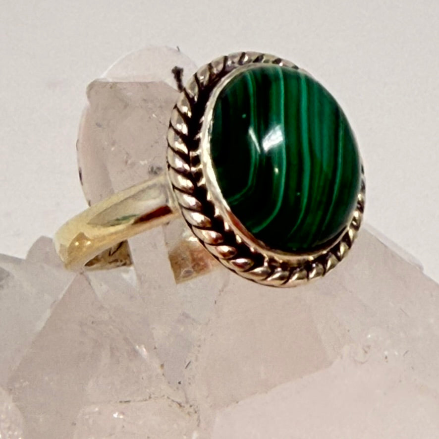 Ring - Malachite - Size 6