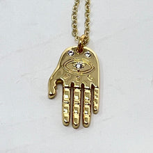 Load image into Gallery viewer, Necklace by SoukSkin - Palmistry Pendant
