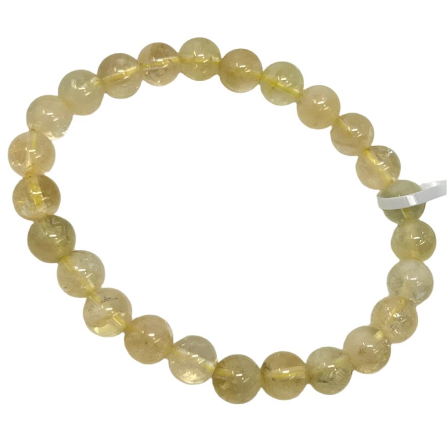 Bracelet - Citrine Round Bead 6-7mm