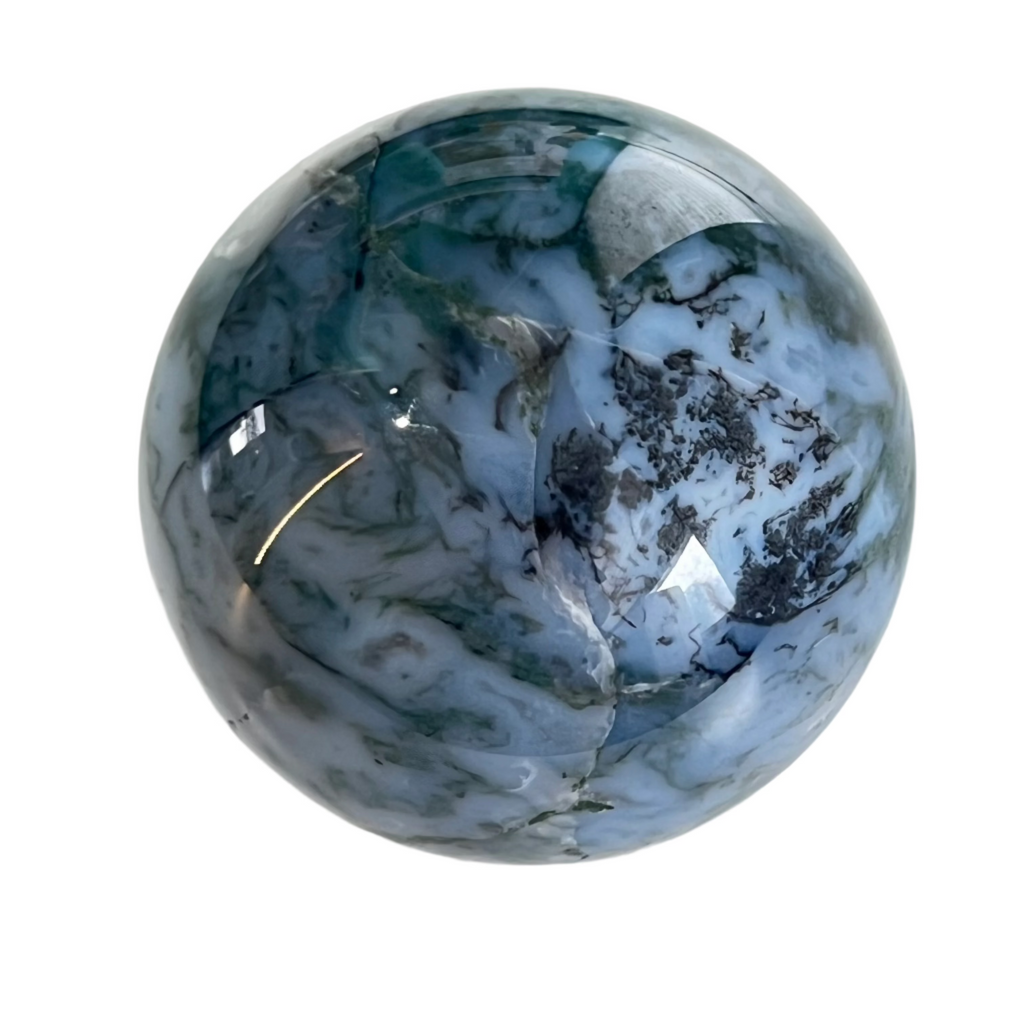 Moss Agate - Sphere
