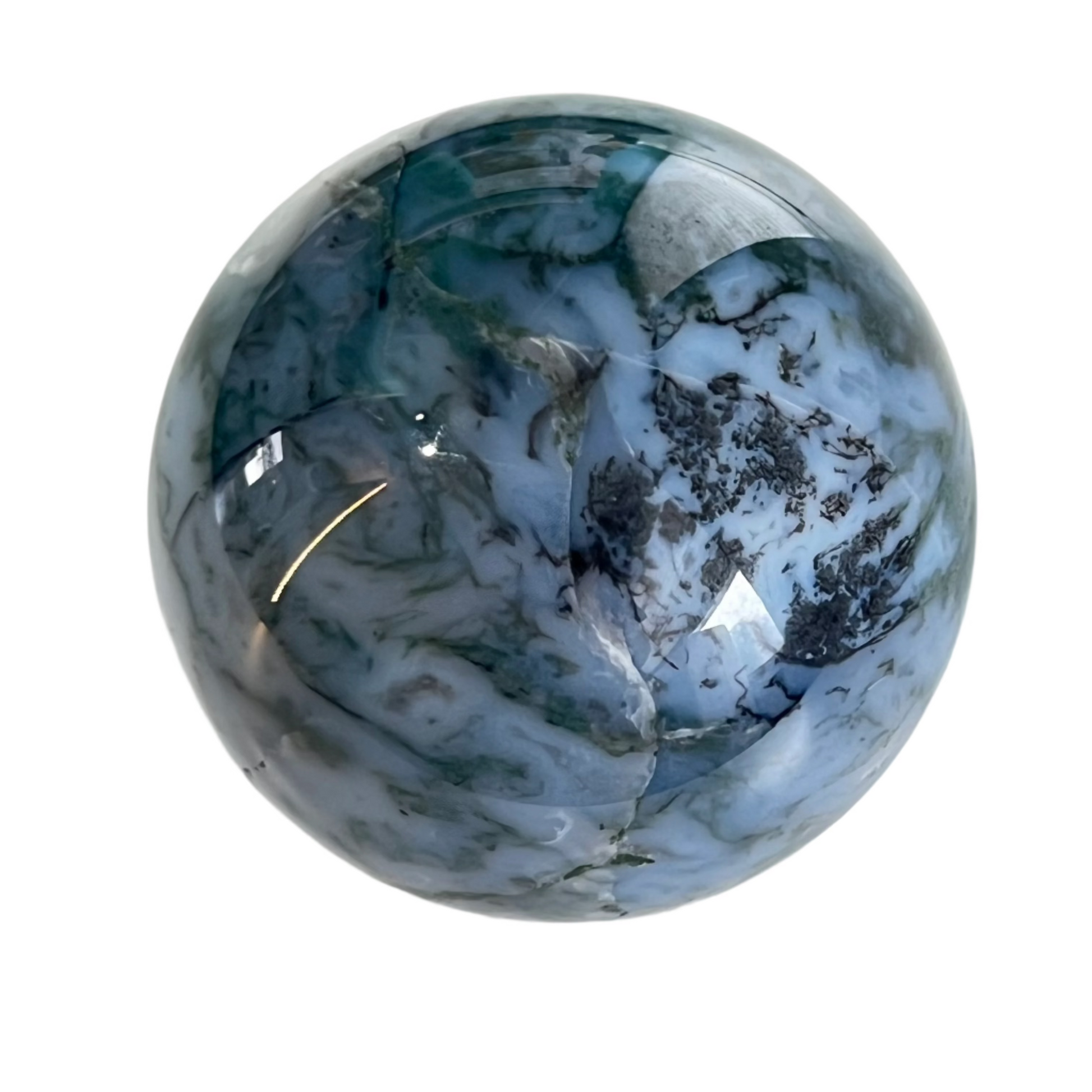 Moss Agate - Sphere