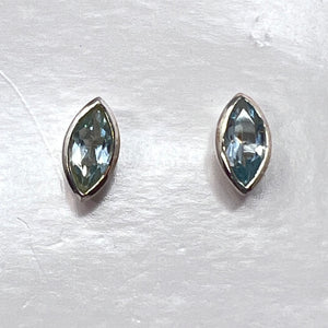 Earrings - Blue Topaz (Eye)
