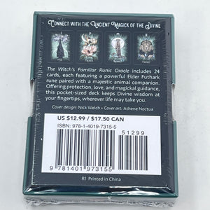 The Witch's Familiar Runic Oracle (Pocket Sized)