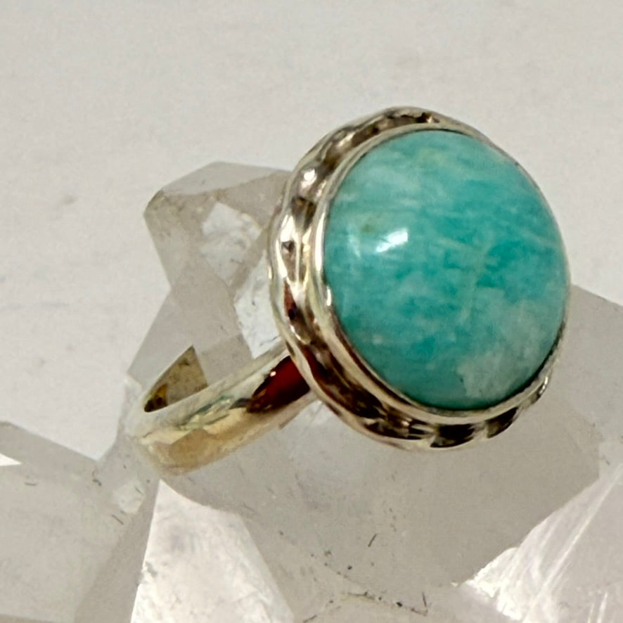 Ring - Amazonite  (Quebec)- Size 6