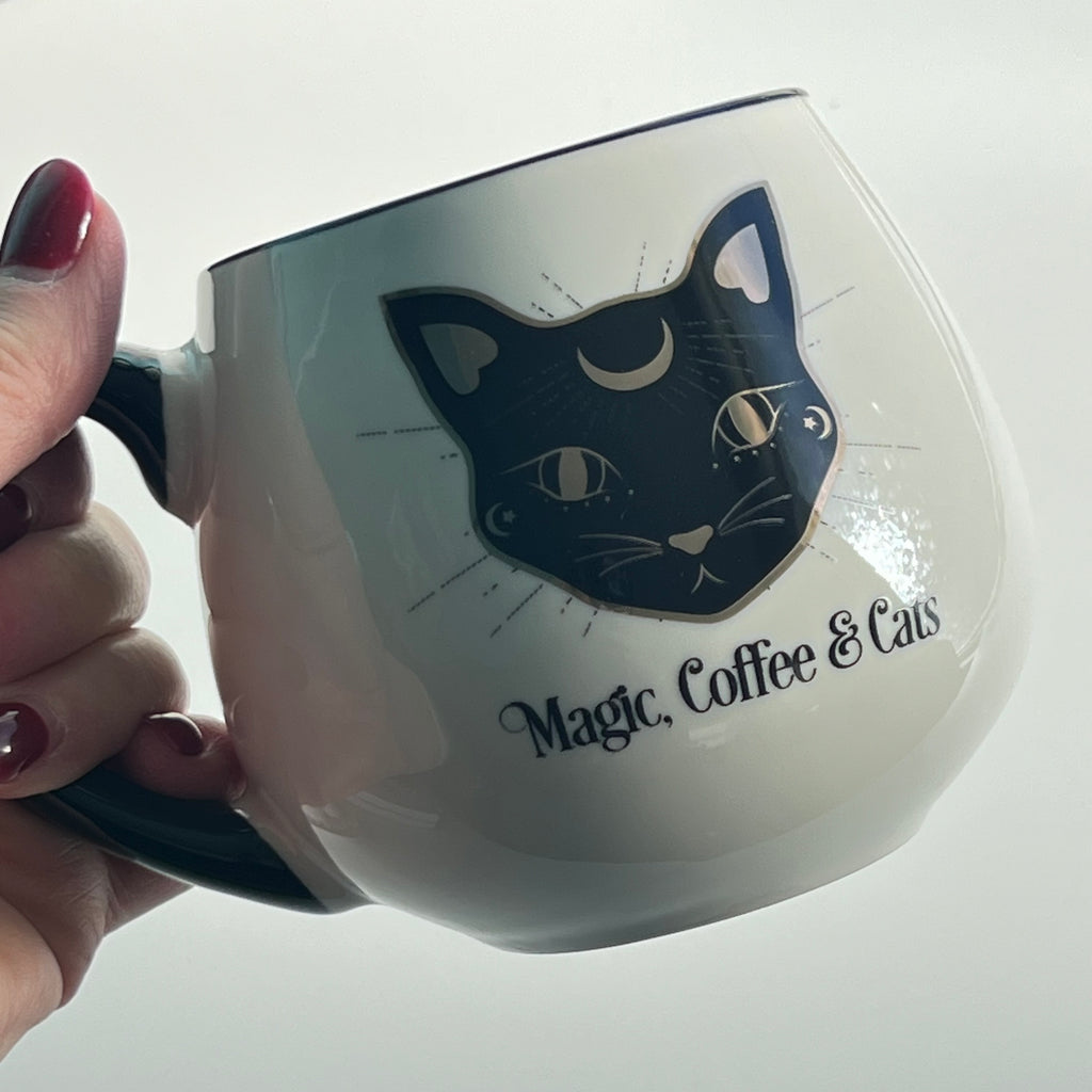 Mug - Magic, Coffee & Cats
