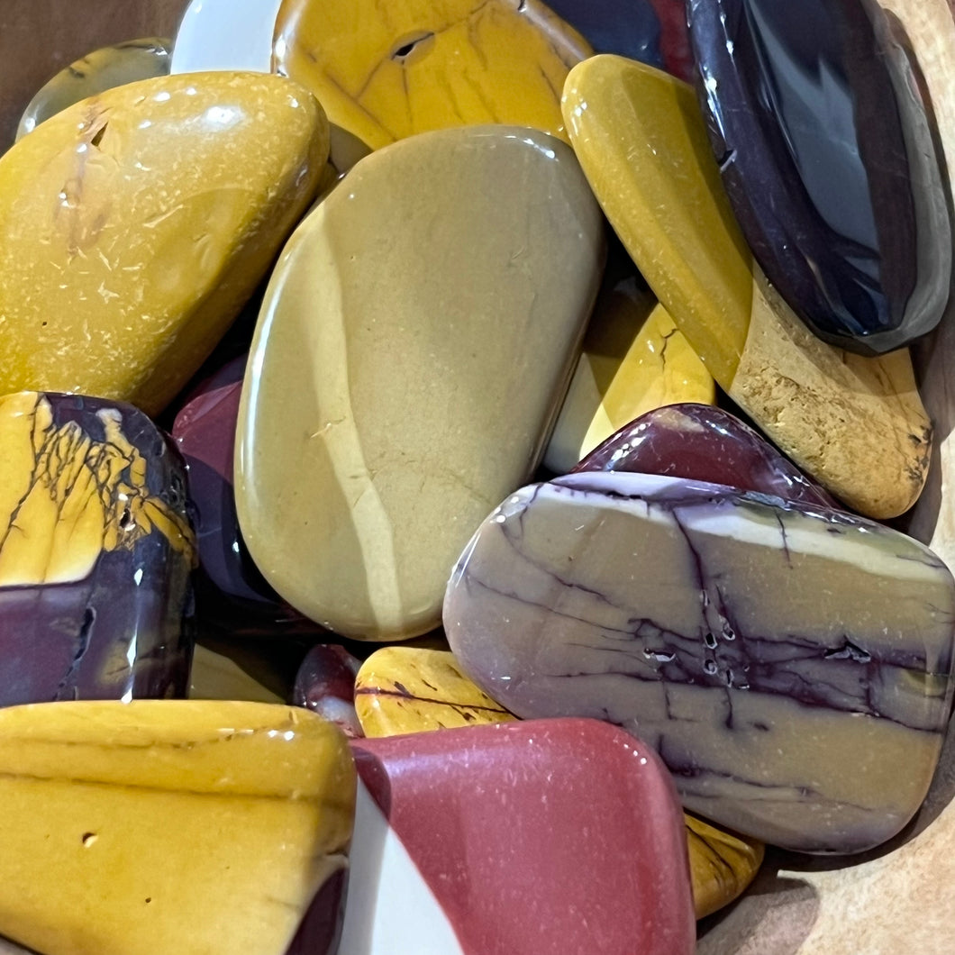 Mookaite - Tumbled Flat Pebble