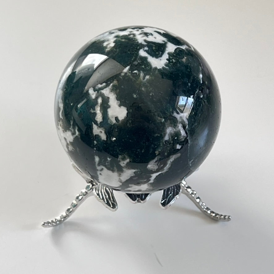 Sphere - Moss Agate - $47