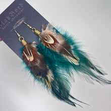 Load image into Gallery viewer, Feather Earrings by BlakByrd - Pheasant &amp; Rooster
