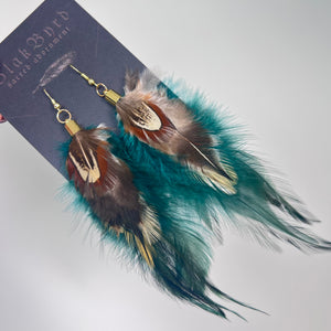 Feather Earrings by BlakByrd - Pheasant & Rooster