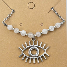 Load image into Gallery viewer, Necklace by SoukSkin - Moonstone Cosmic Eye
