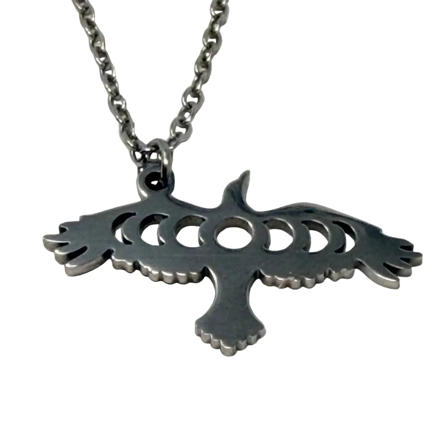 Raven Moon Neckace by Soulskin (Gold plated Stainless Steel)