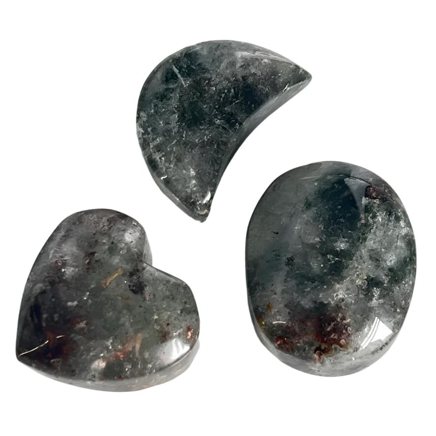 Shamanic Quartz Shapes (Heart/Moon/Palm)