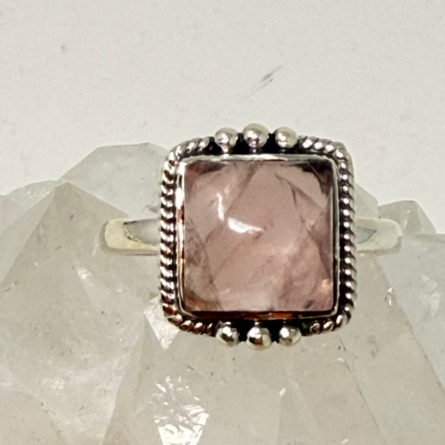 Ring - Rose Quartz - Size 12