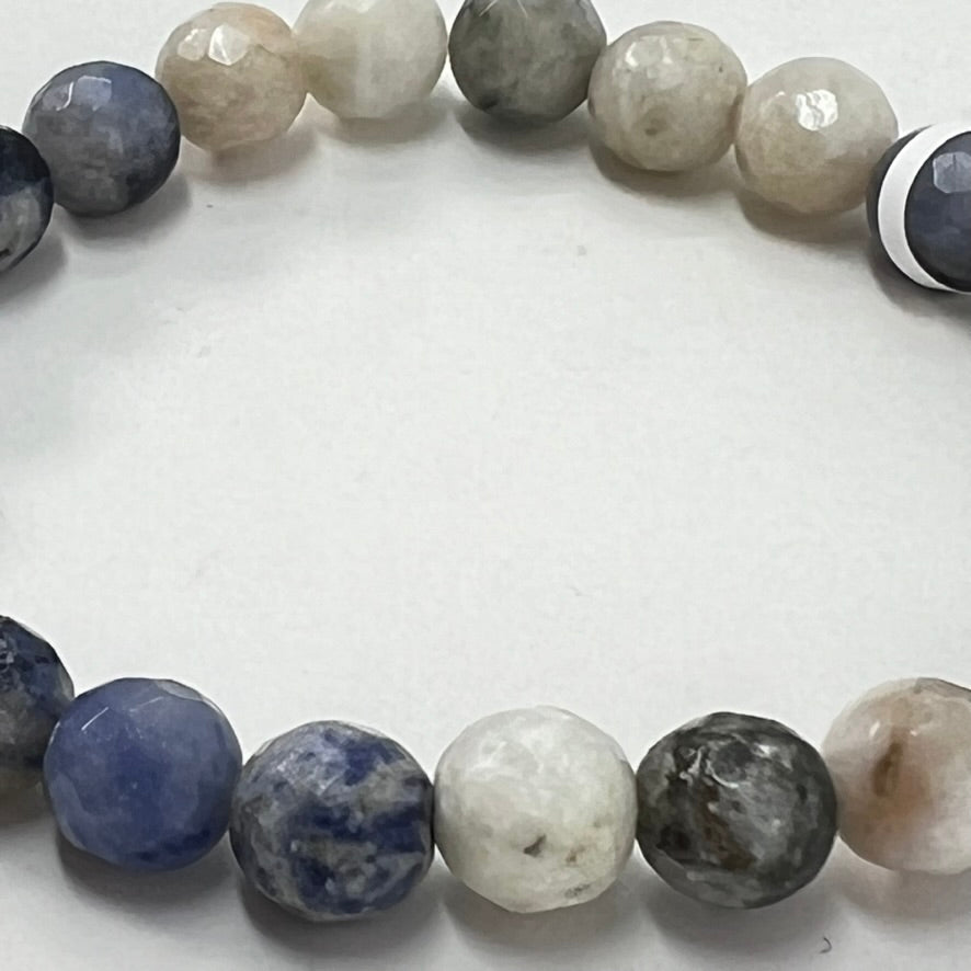 Bracelet - Sodalite (Faceted) 8mm