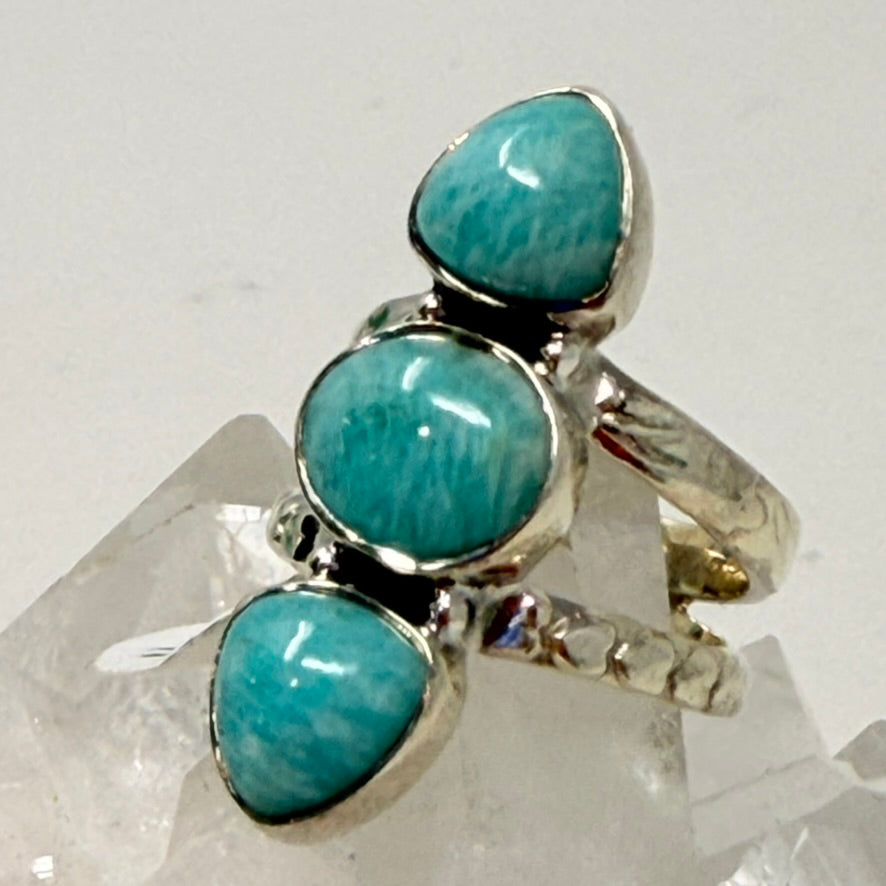 Ring - Amazonite  (Quebec)- Size 6