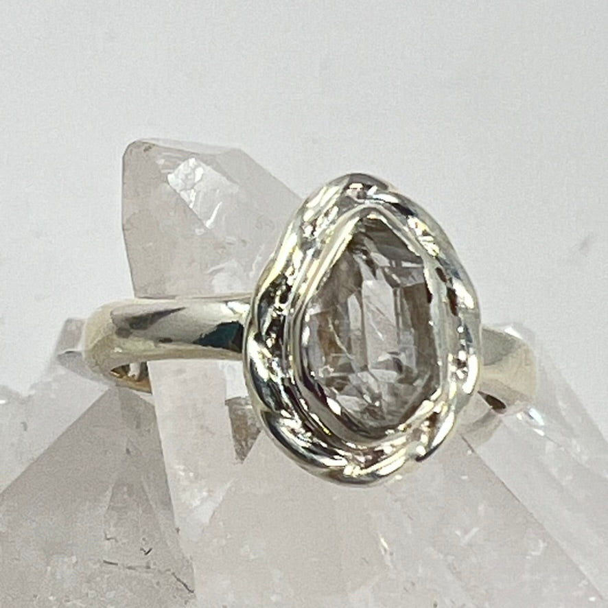 Ring - Herkimer Diamond - Size 8