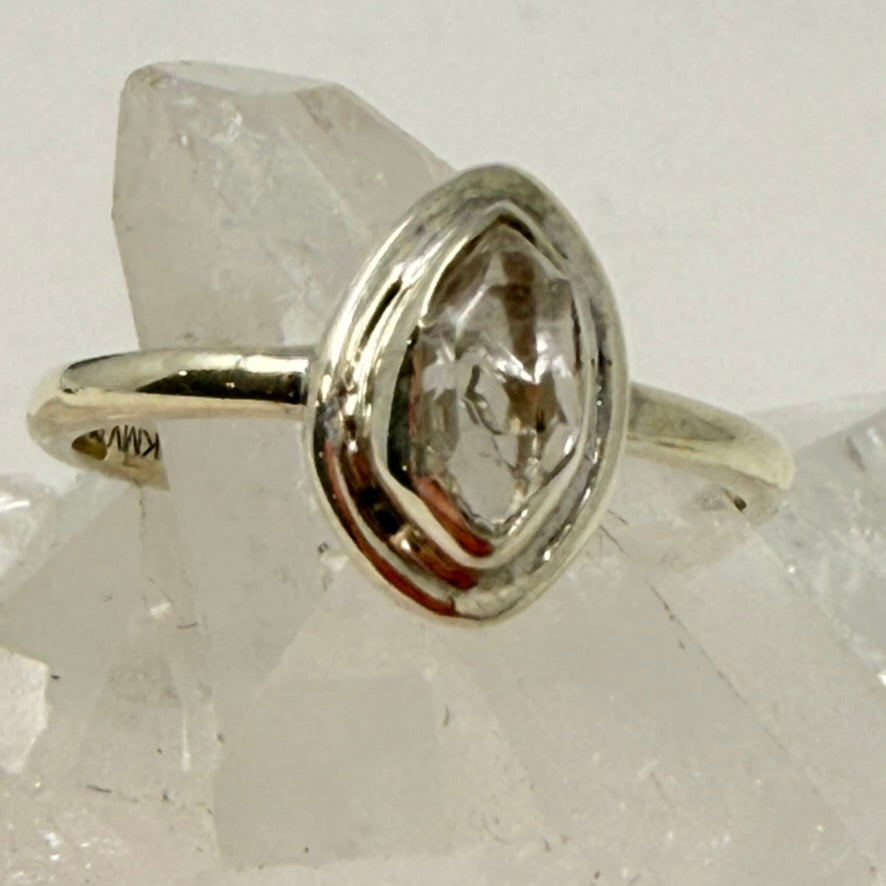 Ring - Herkimer Diamond - Size 8