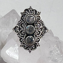 Load image into Gallery viewer, Ring - Rainbow Moonstone Size 9
